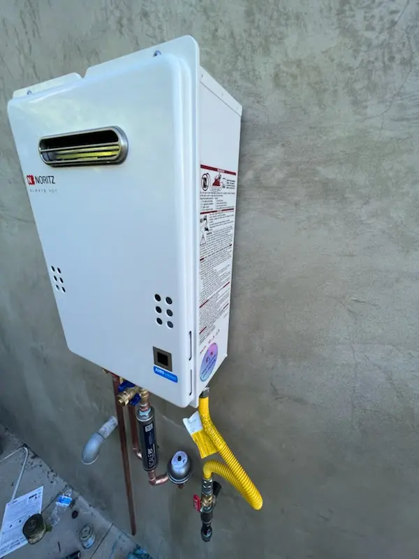 Tankless water heater installation for Hill homes
